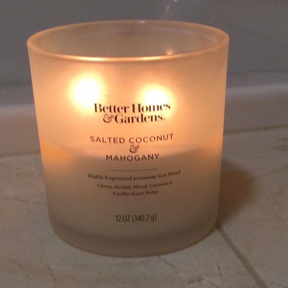 Better Homes And Gardens Other - NEW Better Homes & Gardens Salted Coconut & Mahogany Candles